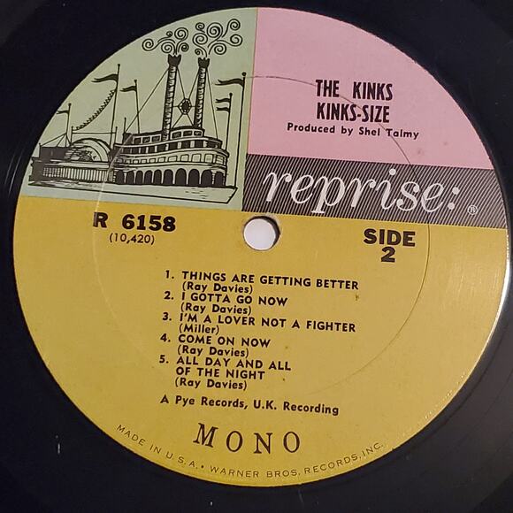 Vinyl Record 33 The Kinks Size All Day and All of the night Reprise 6158 NM - Picture 11 of 14